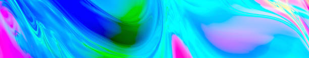 istock Fluid abstract curves background illustration. Vibrant liquid marble colorful abstraction. 3D illustration, 3D rendering. 1273918897