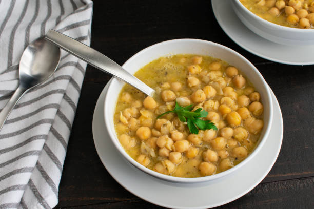 istock Greek Chickpea Soup With Lemon & Oregano (Revithosoupa) 1273925213