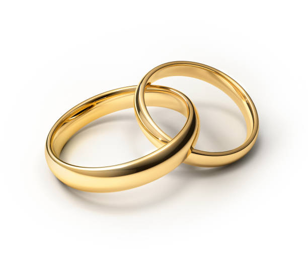 istock Golden wedding rings 1273931017