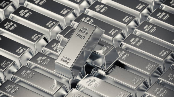 istock Silver Bars Laying Next To Each Other 1273931240