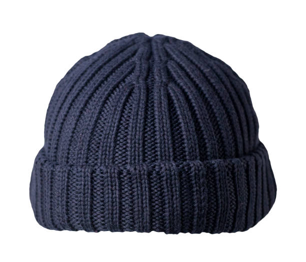 istock Docker knitted hat isolated on white background. fashionable rapper hat. hat fisherman 1273932968
