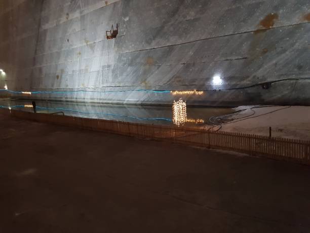 istock A view of an underground lake from a salt mine. 1273936368