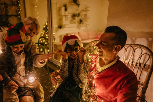 istock Family celebrating Christmas 1273939202