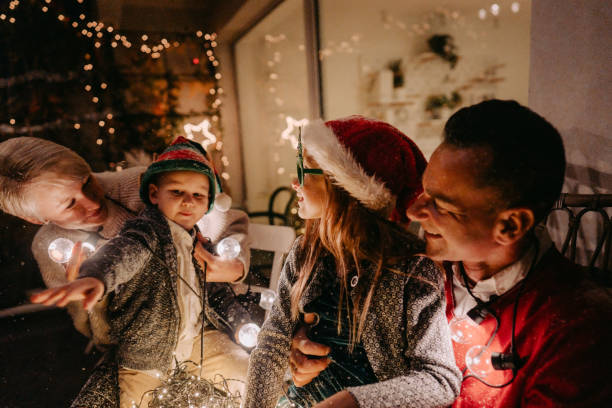 istock Family celebrating Christmas 1273939732