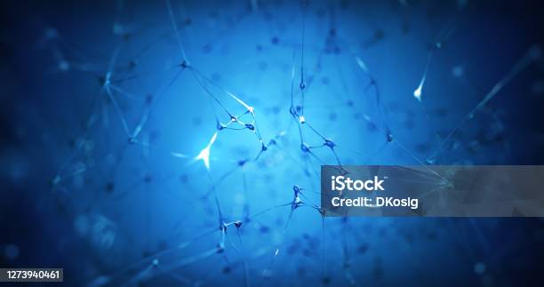 Human Brain Firing Neurons Articial Intelligence Stock Photo - Download Image Now