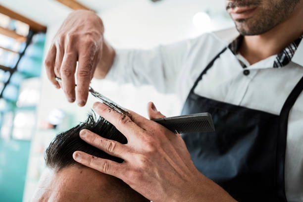 istock Hairdresser working 1273941194