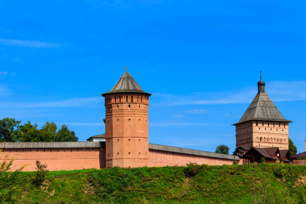 istock Monastery of Saint Euthymius wall in Suzdal, Russia 1273941752
