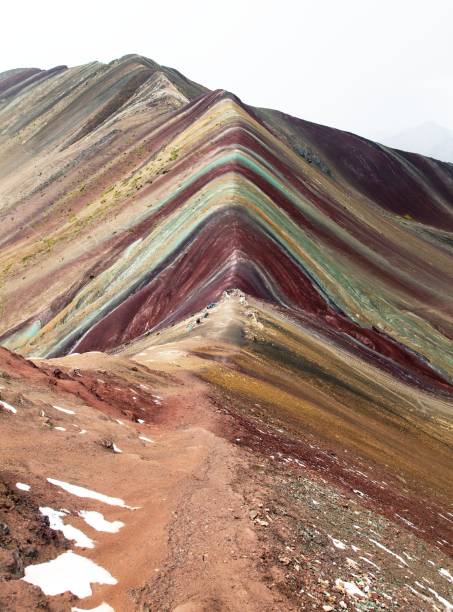 istock Rainbow mountains Andes near Cusco in Peru 1273944001