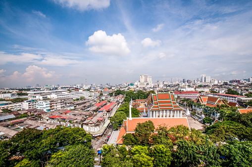 Aerial View Of Vast Horizon At Bangkok, Thailand