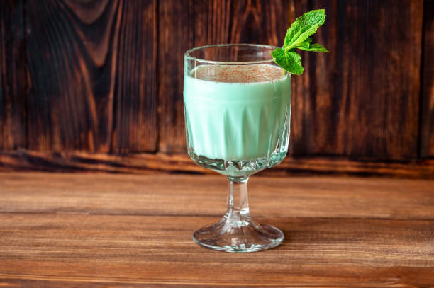 Glass of Grasshopper Cocktail