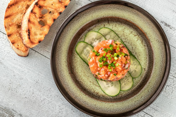 istock Salmon tartare 1273963832