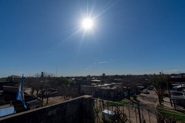istock Small town on a sunny noon 1273965189