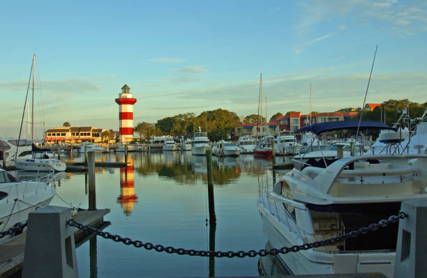 istock Lighthouse at Harbor Town-Hilton Head, SC 1273969283