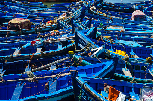 Moroccan fishing boats