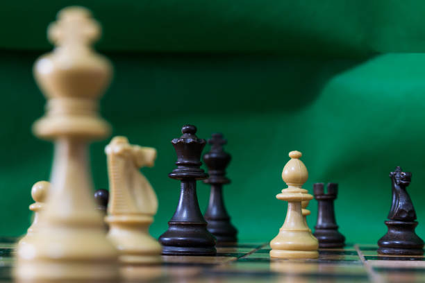 istock Chess photographed on a chessboard 1273989031