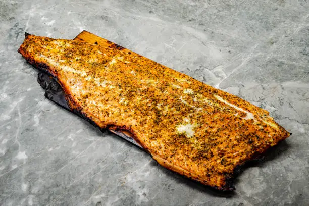 Cedar-Planked Salmon on the BBQ