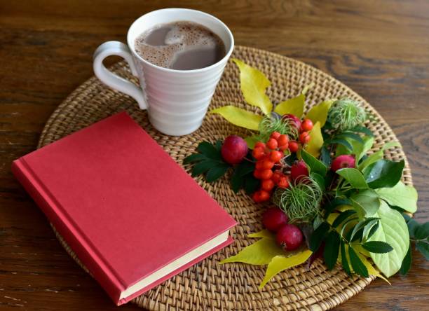 Warm fall beverage ready for sipping and enjoying on cool autumn afternoons