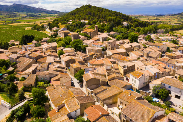 istock View from drone of french commune Fontcouverte 1274020304
