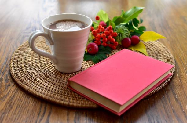 Warm fall beverage ready for sipping and enjoying on cool autumn afternoons