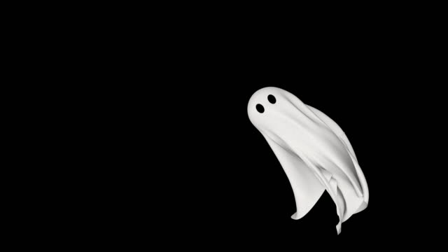 Digital generated Ghost with matte