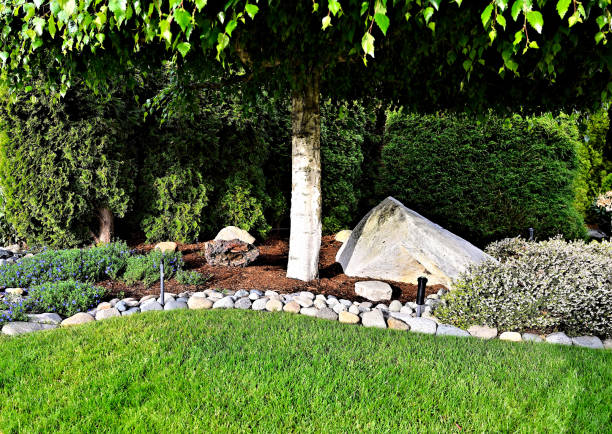 istock Flowerbed with Hedge and Lawn 1274114879