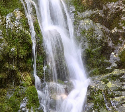 Close-up of Madison Falls in Olympic National Park