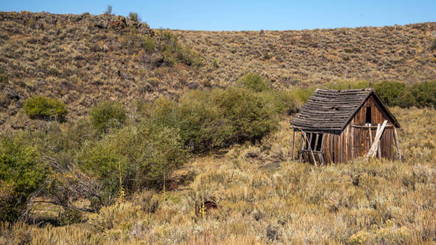 istock Old Farm Buildings on the plains 1274173238