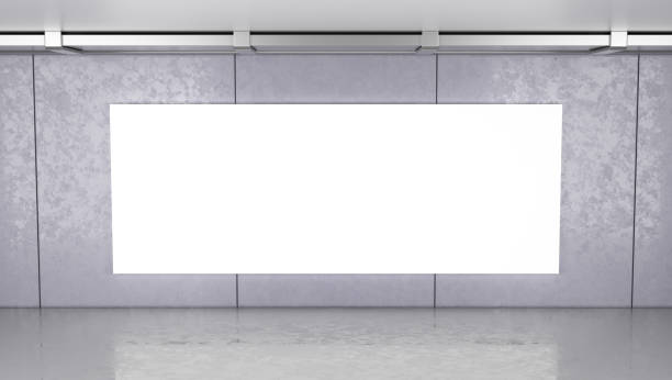 istock Blank advertising billboard in underground tunnel 1274229326
