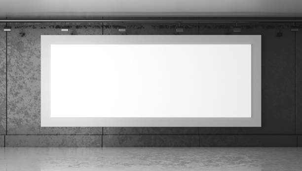 istock Blank advertising billboard in underground tunnel 1274229346