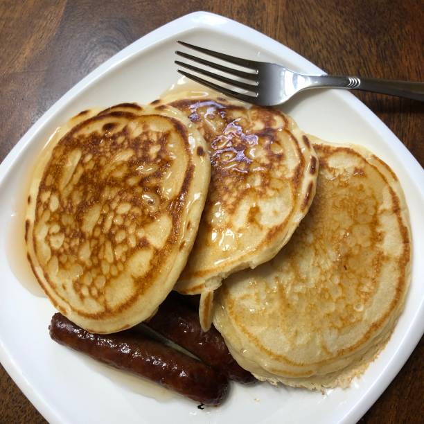 istock Pancakes and breakfast sausage 1274241407