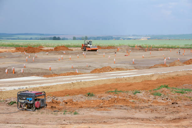 istock Special equipment at a construction site. Heavy machinery 1274267958