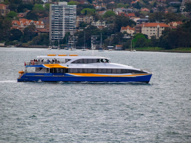 istock Boat on sydney harbour NSW australia 1274317787