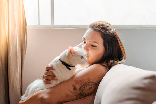 istock Girl with her pet 1274403681