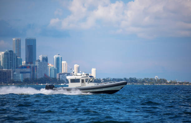istock Police boat Miami Florida 1274445408