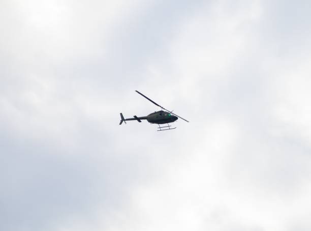 istock Helicopter flying high over Sydney Harbour Australia 1274489243