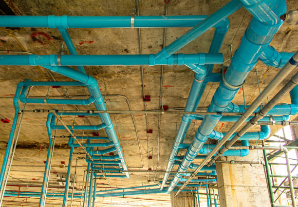 istock water pipes pvc plumbing under cement ceiling of second floo 1274543034