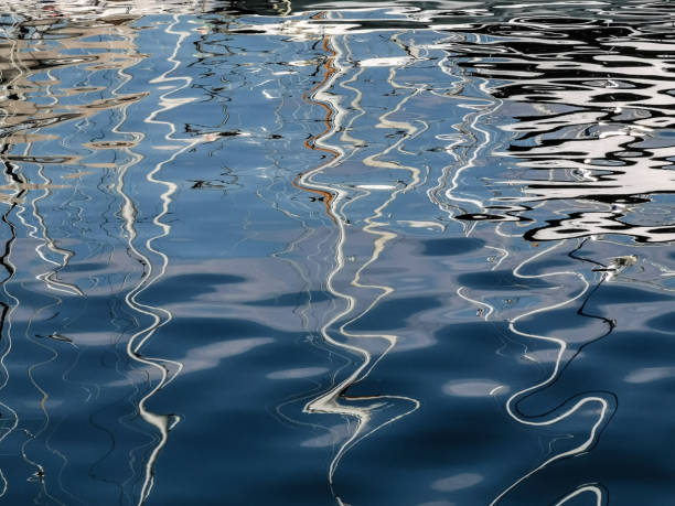 istock Beautiful Reflection of Sailing Vessel in Deep Blue Sea Water 1274597764