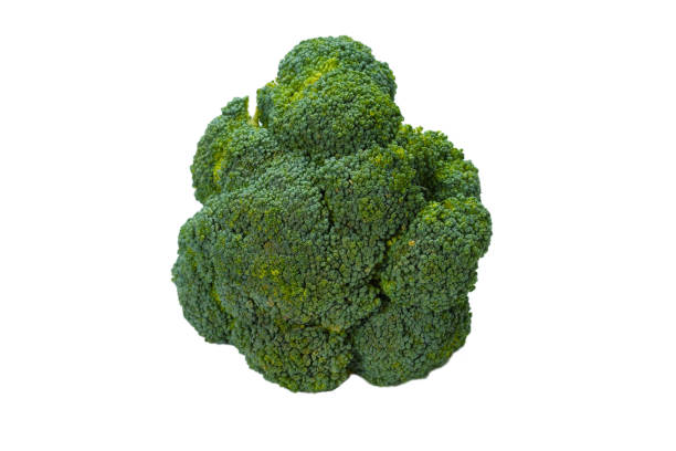 istock Fresh tasty broccoli isolated on white background. 1274642801
