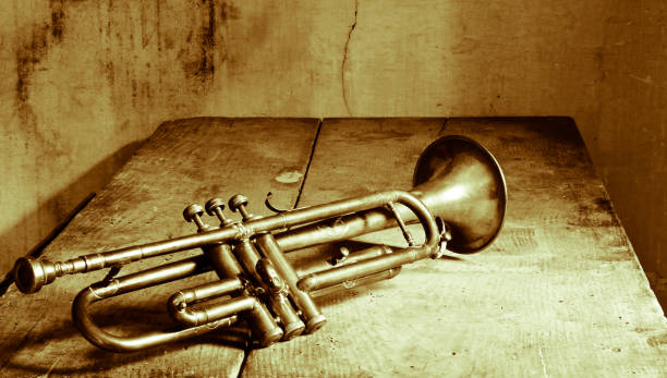 istock an ancient and beautiful jazz trumpet 1274646795