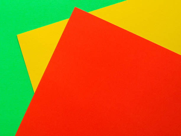 istock Color red, green, yellow paper texture background for well use text present or promote your goods, products on free space background. 1274648537