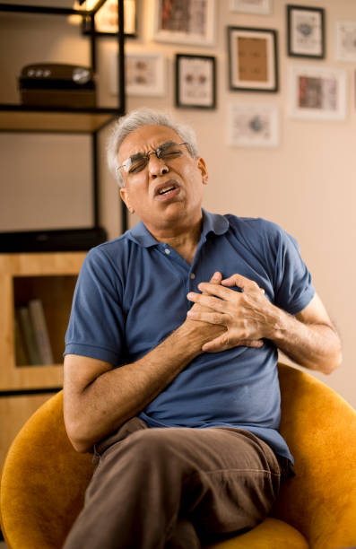 istock Old man suffering with heart disease 1274688685