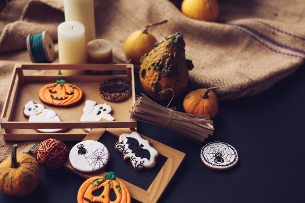 istock Sorting out your favorite Halloween decorations 1274694136