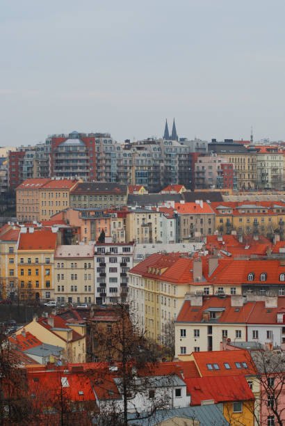 istock Panoramic view of Prague city 1274788321