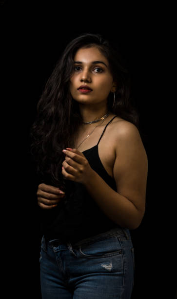 istock Woman in black 1274794250
