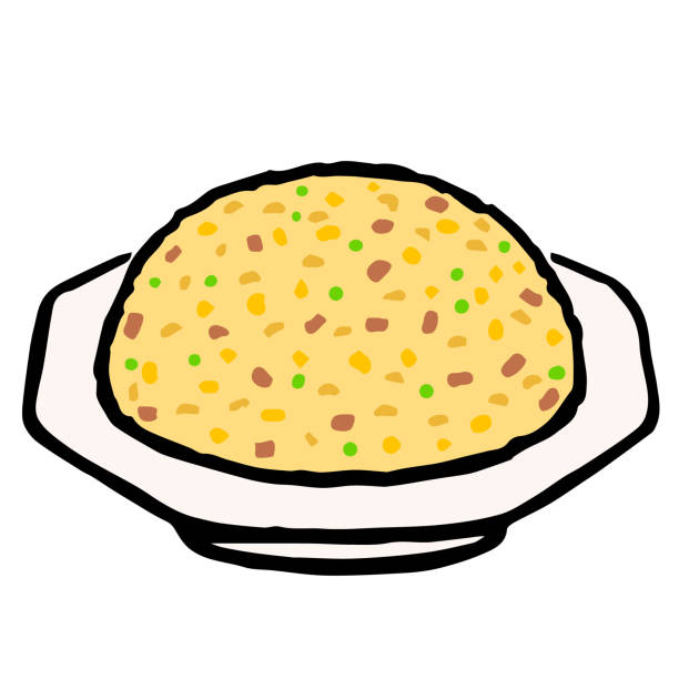 48 Fried Rice Drawing Illustrations & Clip Art - iStock