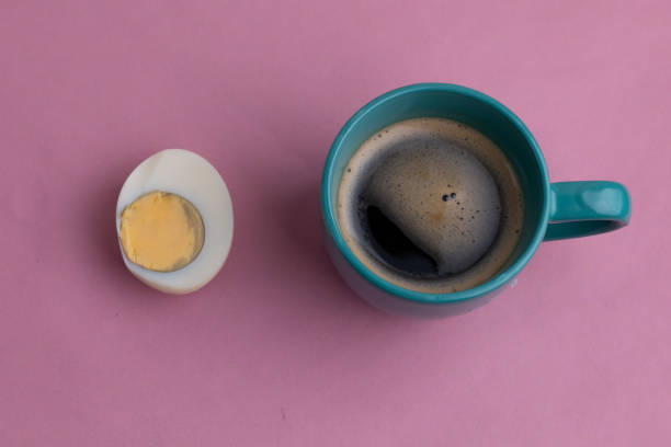 istock Fresh Brown eggs and italian coffee 1274816986