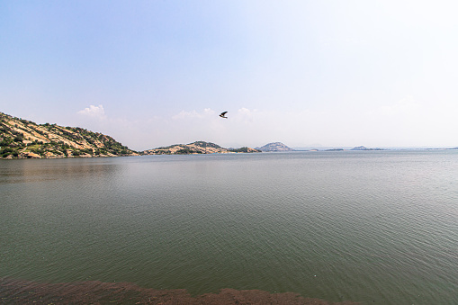 a view from a jawai dam,rajasthan