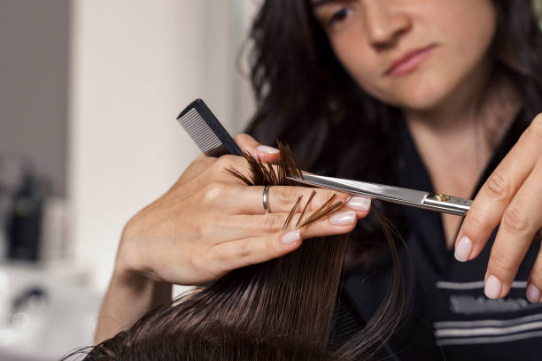 istock hair cutting process in a barber shop 1274843835