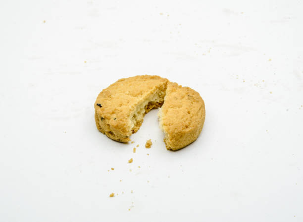 istock biscuits isolated on dark background.Atta biscuit, cookies, white flour biscuit - Indian cooking 1274846370