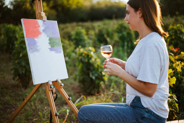 istock All I need is wine and my art 1274859237